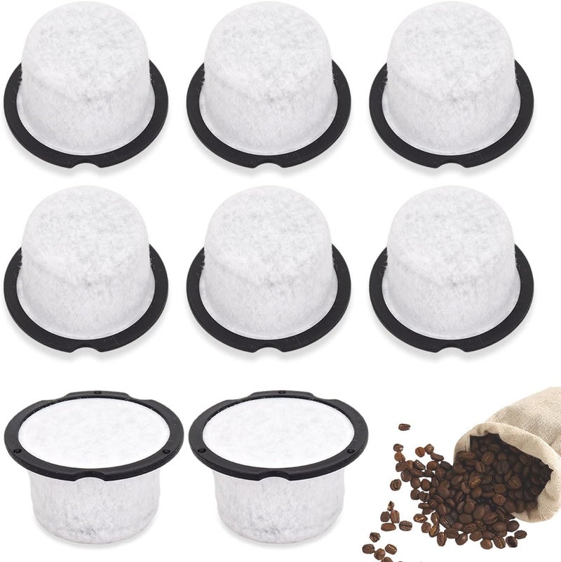 GreeSuit Coffee Filter Replacement for GE & Cafe: Compatible with Café and GE Profile Grind & Brew Machine, Charcoal Coffee Filter Cartridges,Dual-layer design of activated carbon and microporous mesh(8 pack) - Image 1
